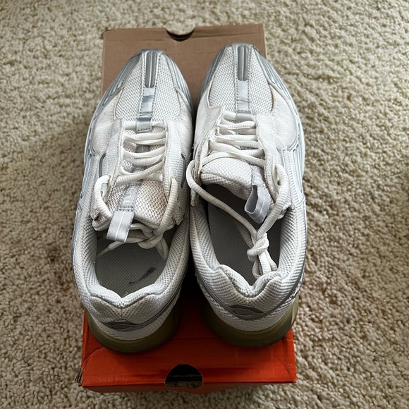 Nike Air turbulence sneakers shoes running max white metallic silver 9 40.5 - Picture 5 of 9